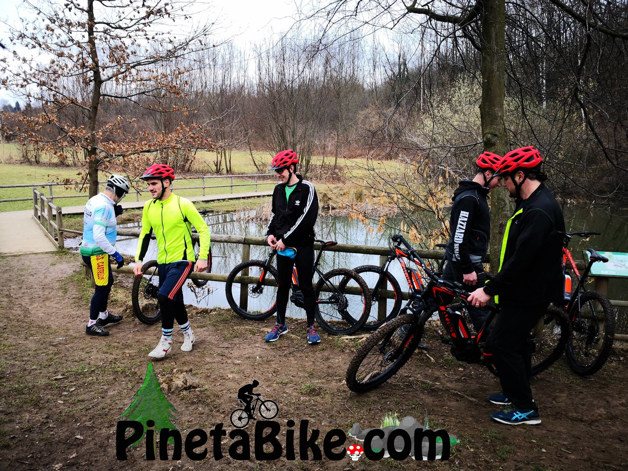 Stagno delle Rane Parco Pineta Appiano Gentile e Tradate con Pineta Bike